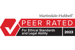 Peer Rated, for Ethical Standards and Legal Ability - 2023